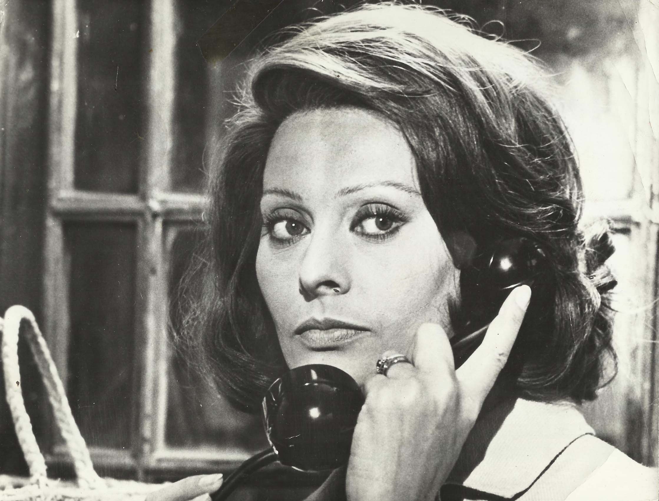 Sophia Loren in "Brief Encounter" Original Vintage Photo Portrait 1974