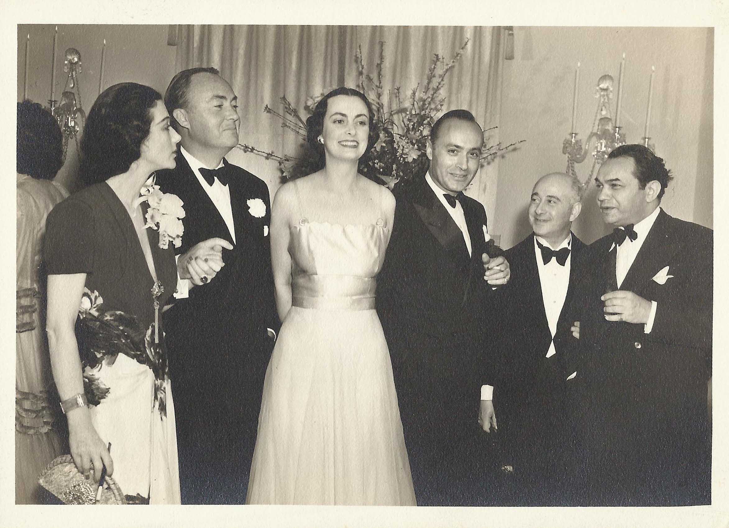 CHARLES BOYER, OUIDA BERGERE & EDWARD G. ROBINSON 1940's SNAPSHOT ONE