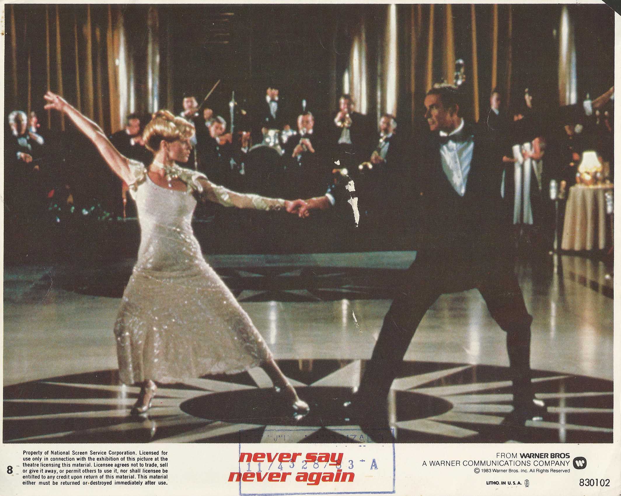 KIM BASINGER & SEAN CONNERY in "Never say Never Again" Original Vintage