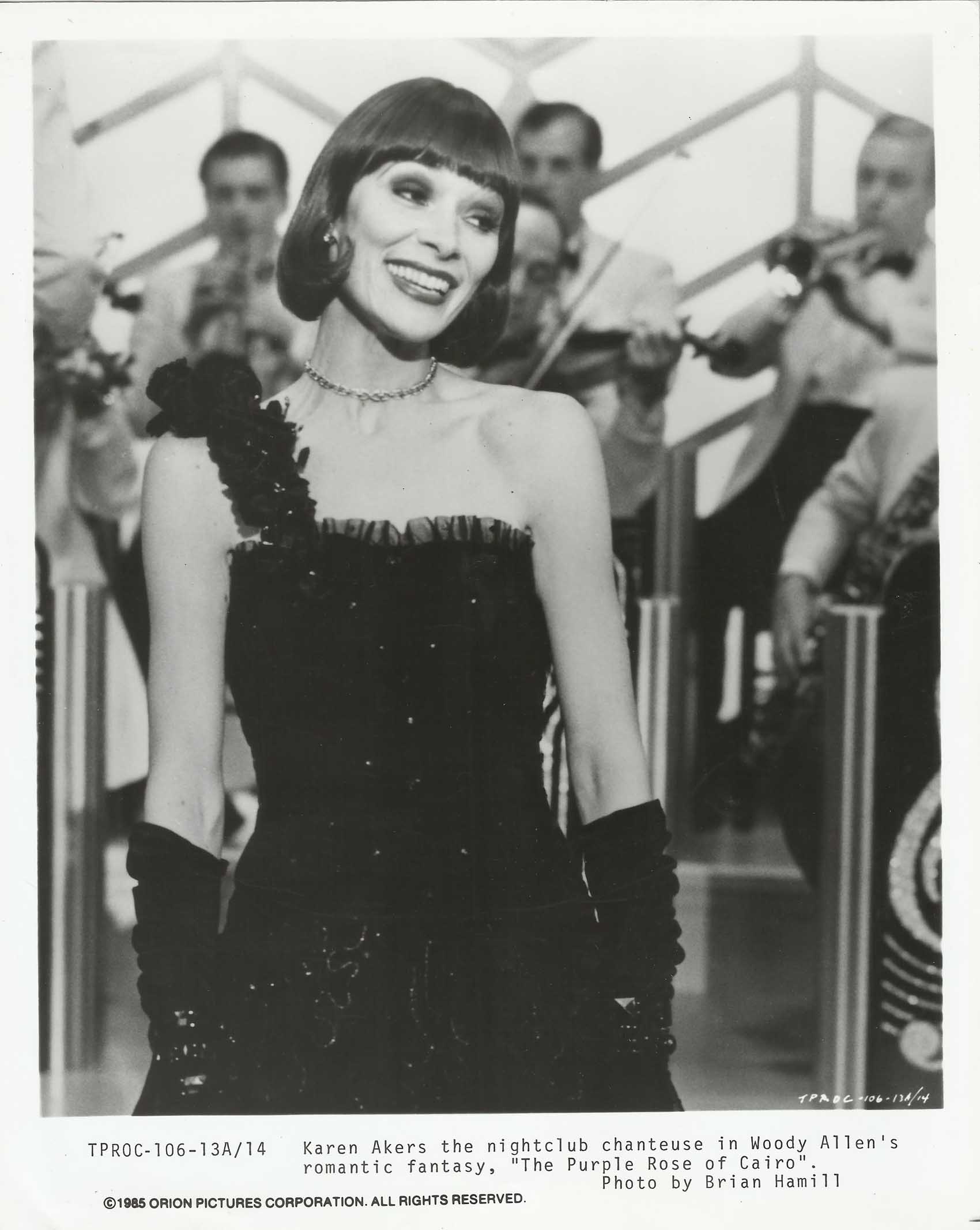 KAREN AKERS in "The Purple Rose of Cairo" Original Vintage Photo 1985