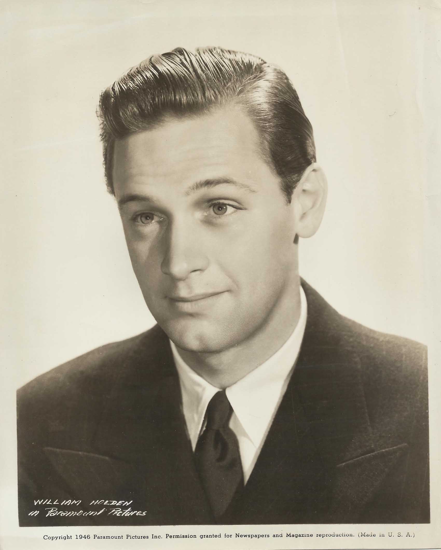 william holden original vintage paramount pportrait 1946 ebay william holden original vintage paramount pportrait 1946 ebay
